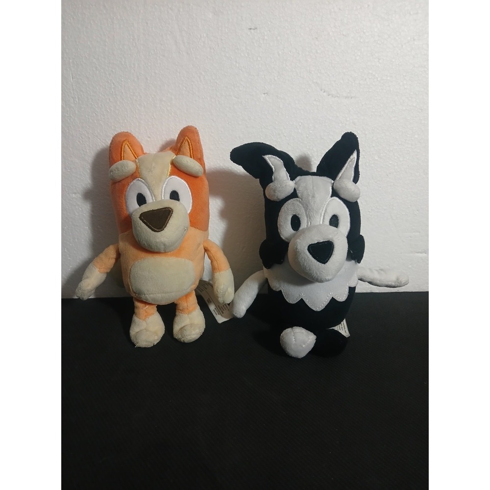 Bluey - Bingo, Mckenzie Plush Stuffed Animals Lot of 2, 5" Polyester Moose Toys